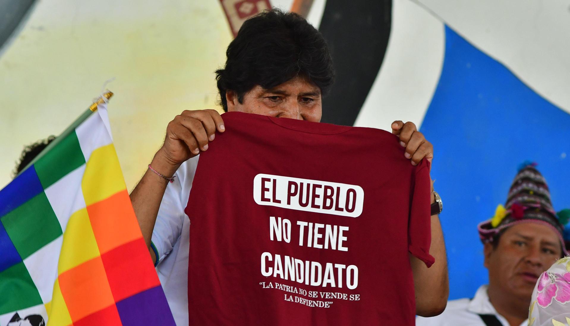 Evo Morales, expresidente de Bolivia.