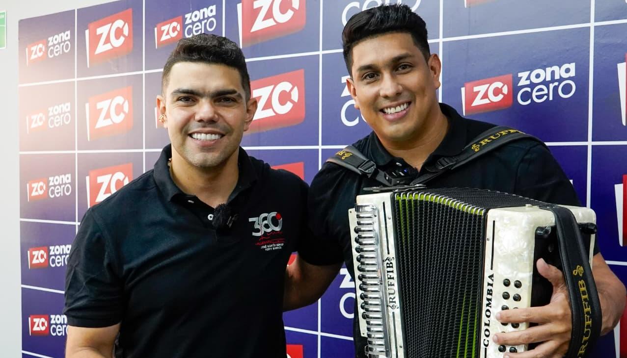 José Martín Bernier y Ruffy Barrios en las instalaciones de Zona Cero. 