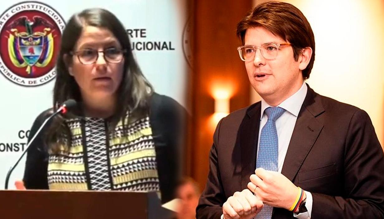 Juanita Goebertus y Miguel Uribe Turbay (Q.E.P.D).