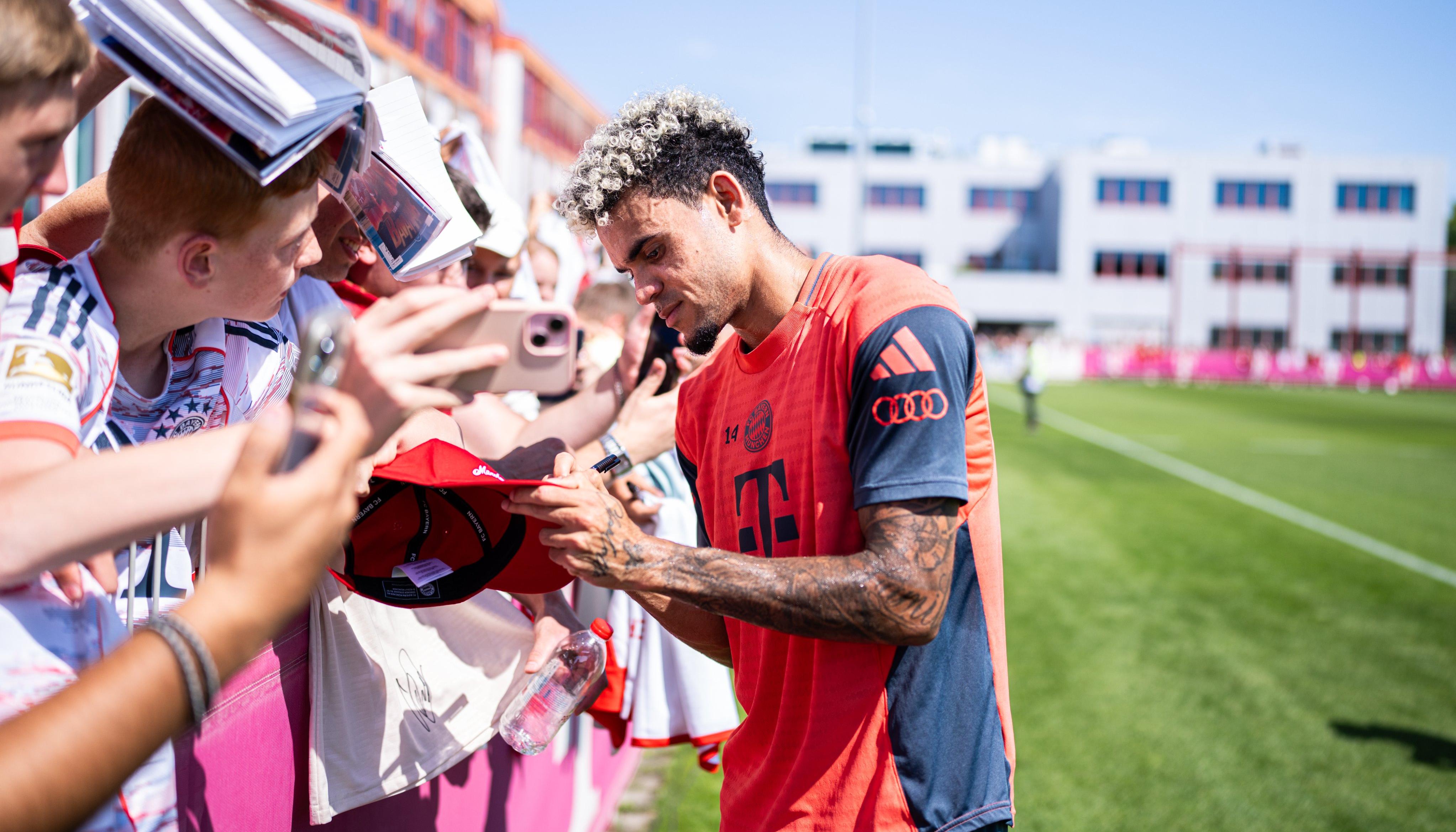 Luis Díaz ya es uno de los preferidos de la afición del Bayern Múnich. 