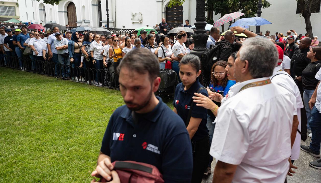 Jornada de alistamiento de la Milicia Bolivariana de Venezuela, este sábado en Caracas.
