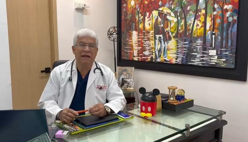 Gustavo Romero, presidente de la Sociedad de Pediatras del Atlántico.