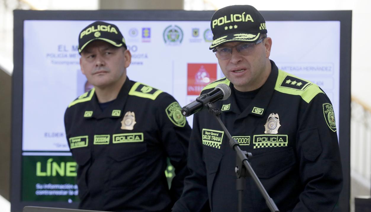 Carlos Fernando Triana, director nacional de la Policía.