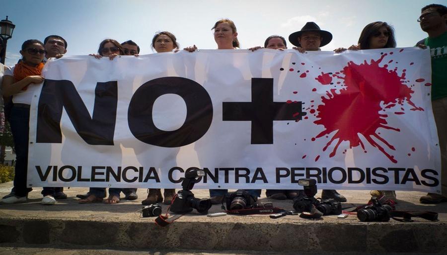 Marcha contra la violencia a periodistas.