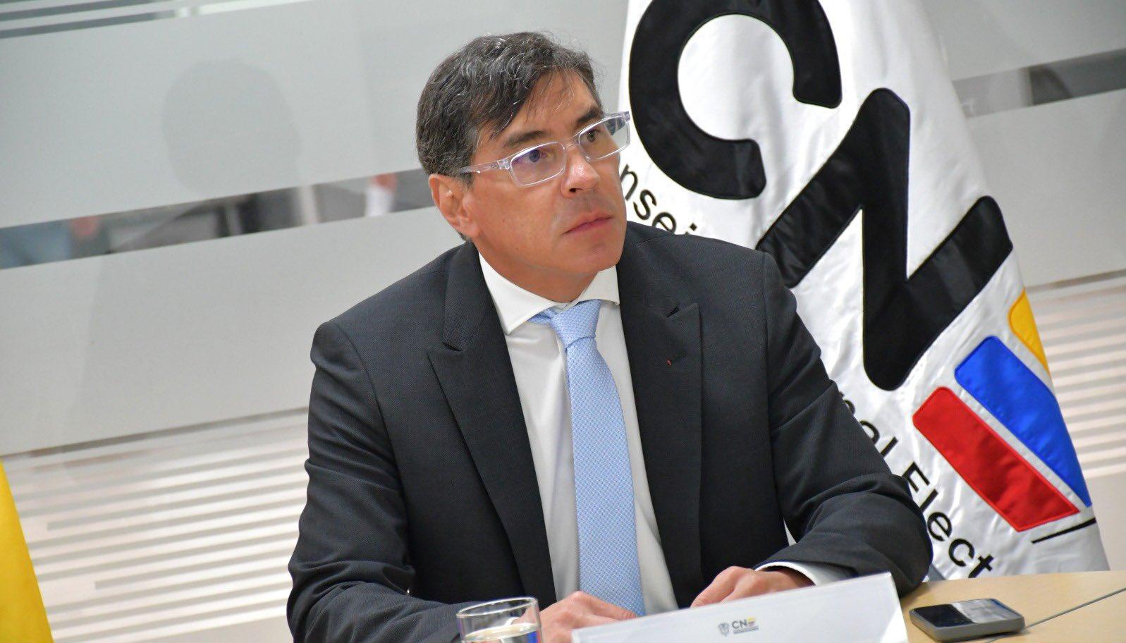 Álvaro Hernán Prada, presidente del Consejo Nacional Electoral.