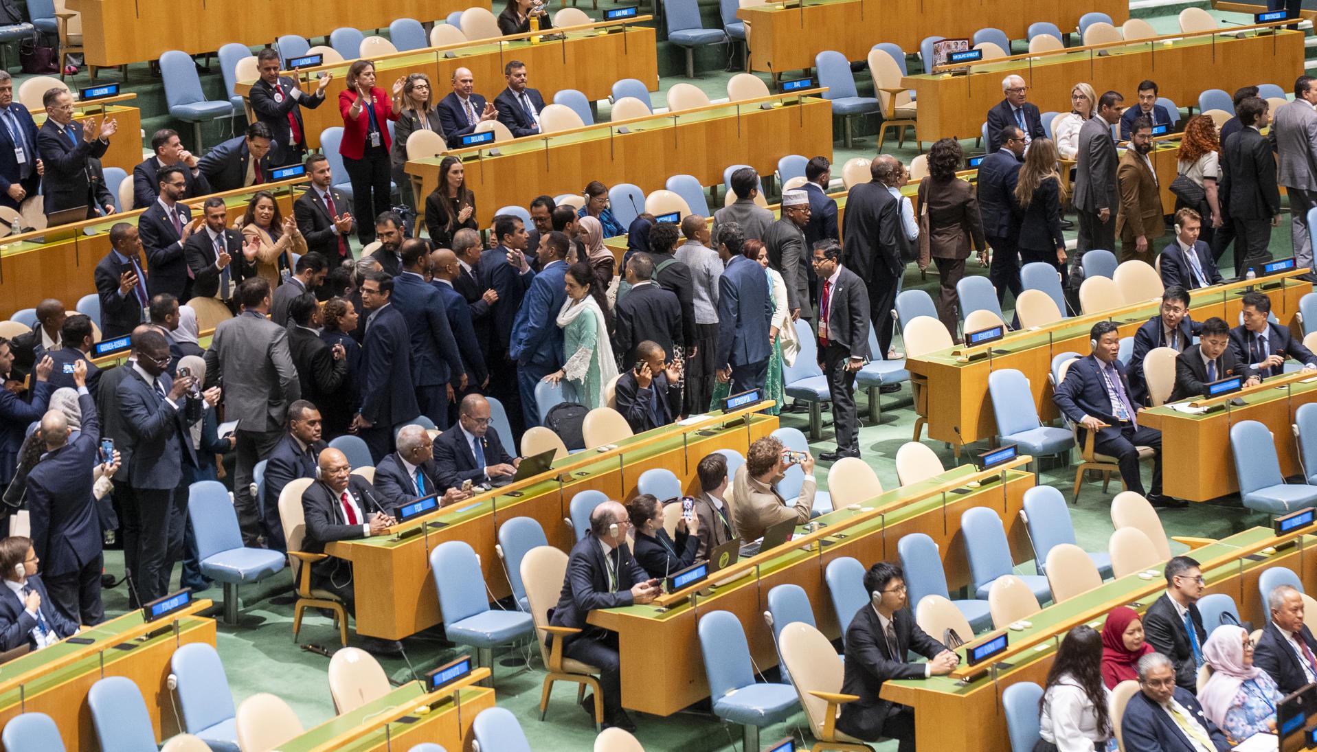 Delegaciones abandonaron Asamblea General de la ONU.