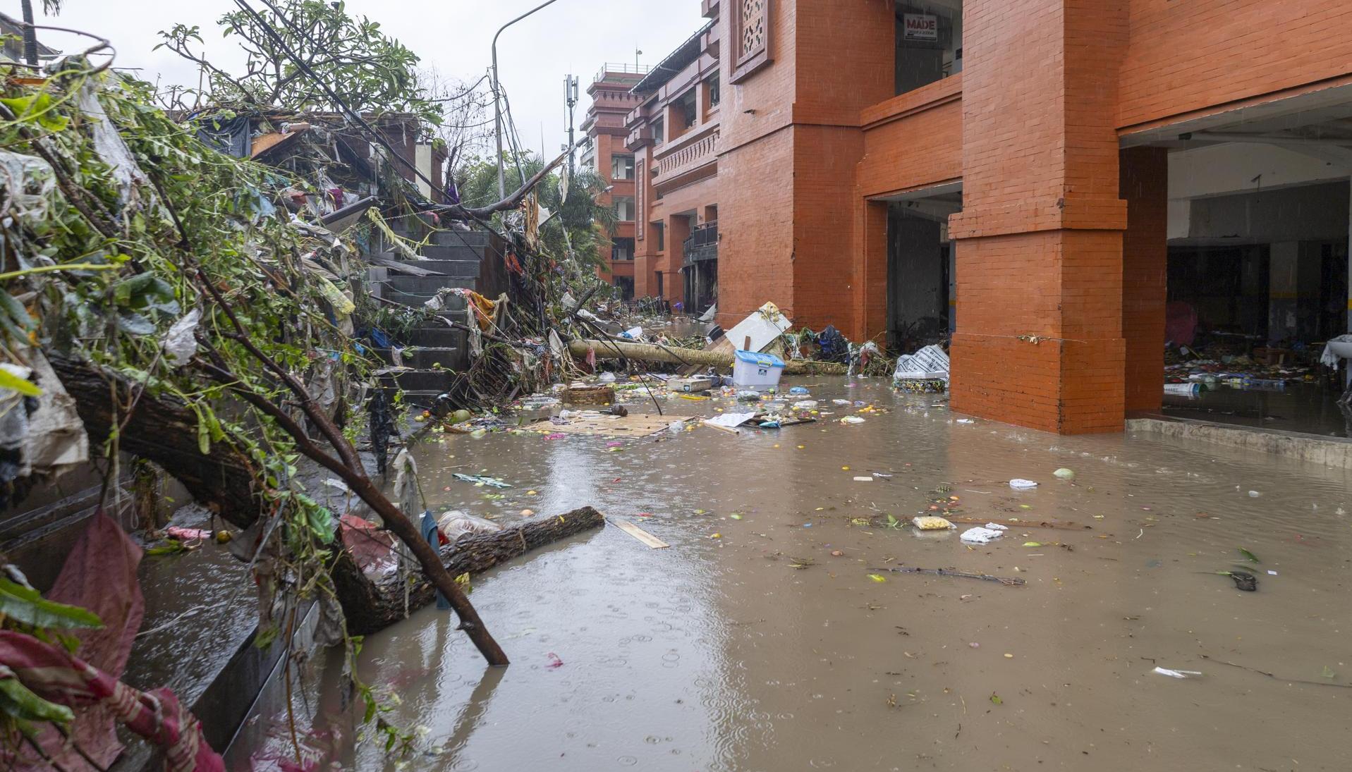 Inundaciones en Indonesia.