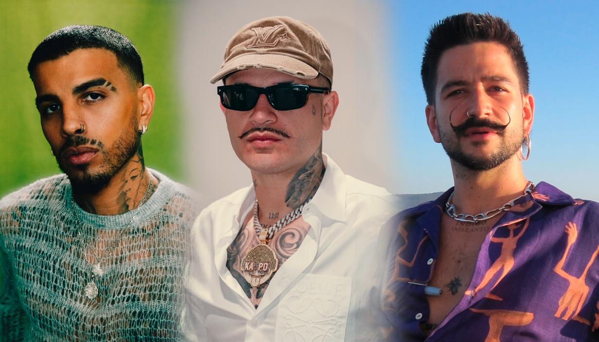 Rauw Alejandro, Kapo, Camilo. 