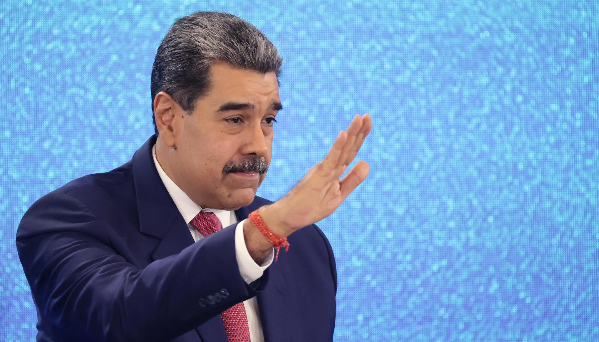 El Presidente de Venezuela, Nicolás Maduro.