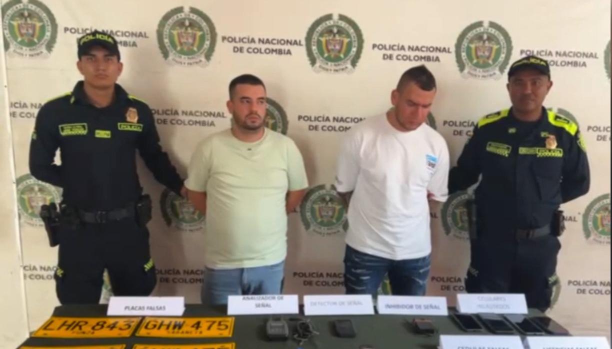 Los capturados fueron llevados a la URI de la Fiscalía.