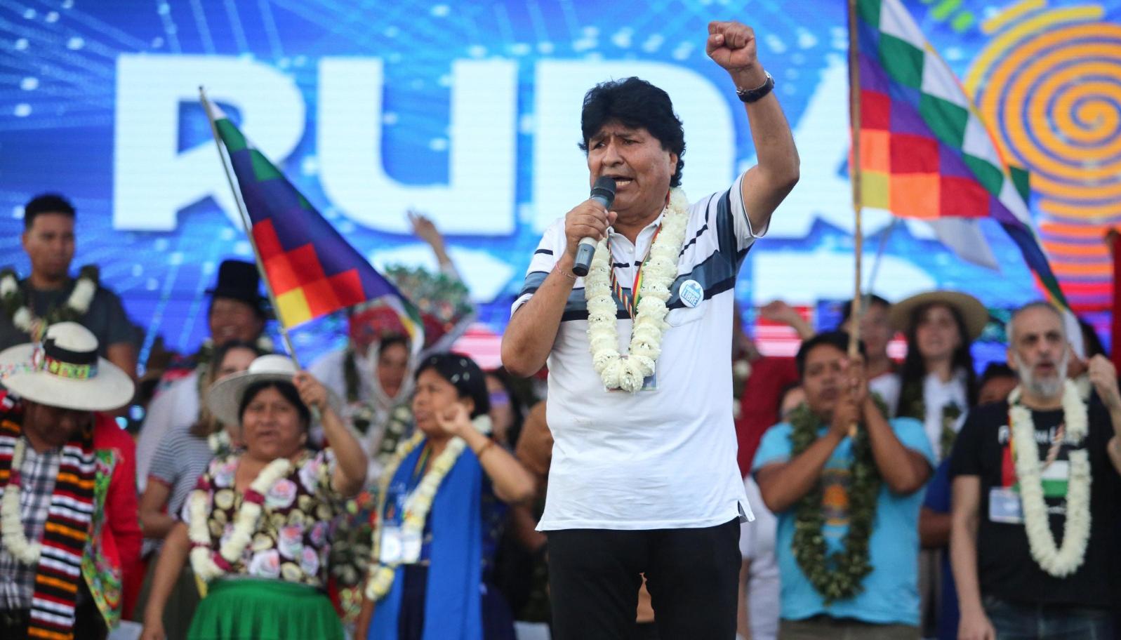 Evo Morales.