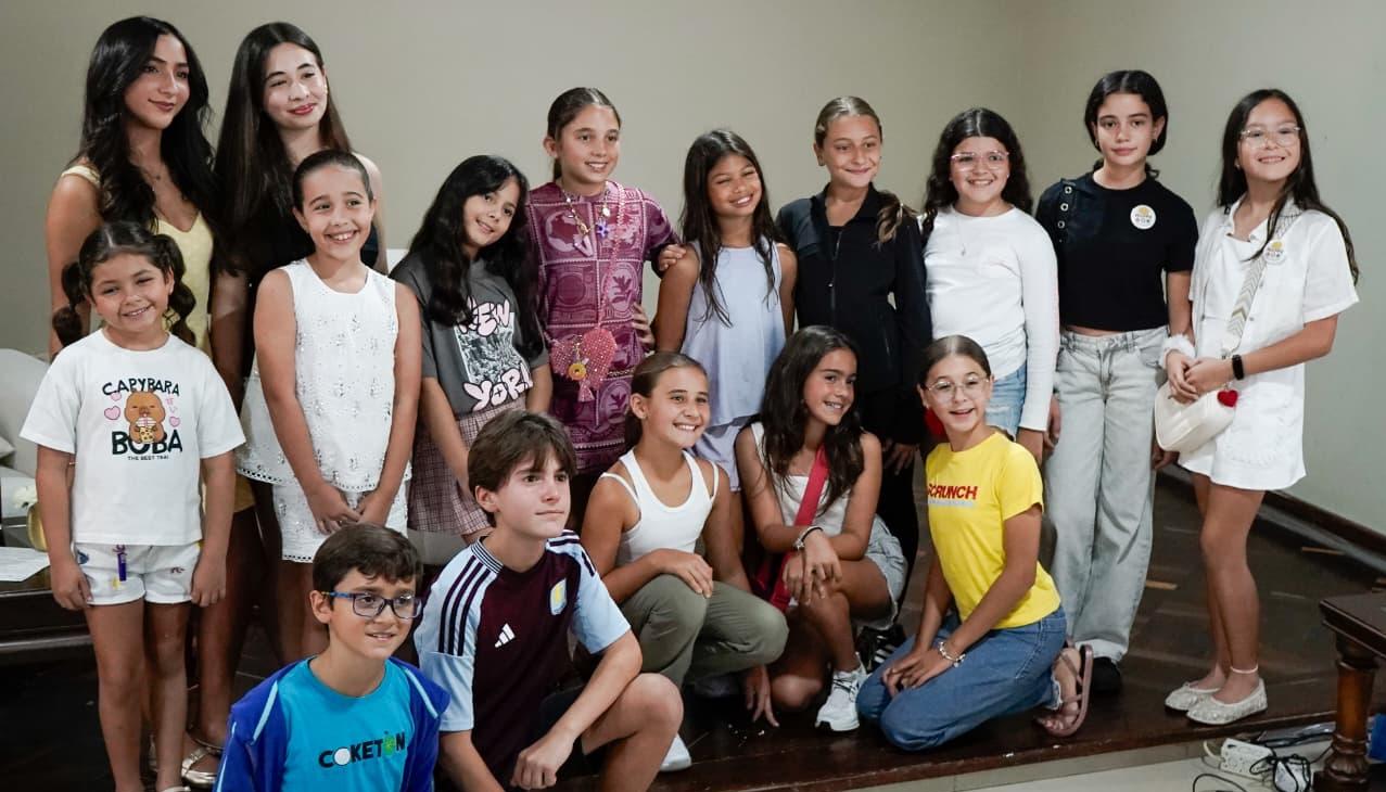 Niños emprendedores que harán parte de la feria. 