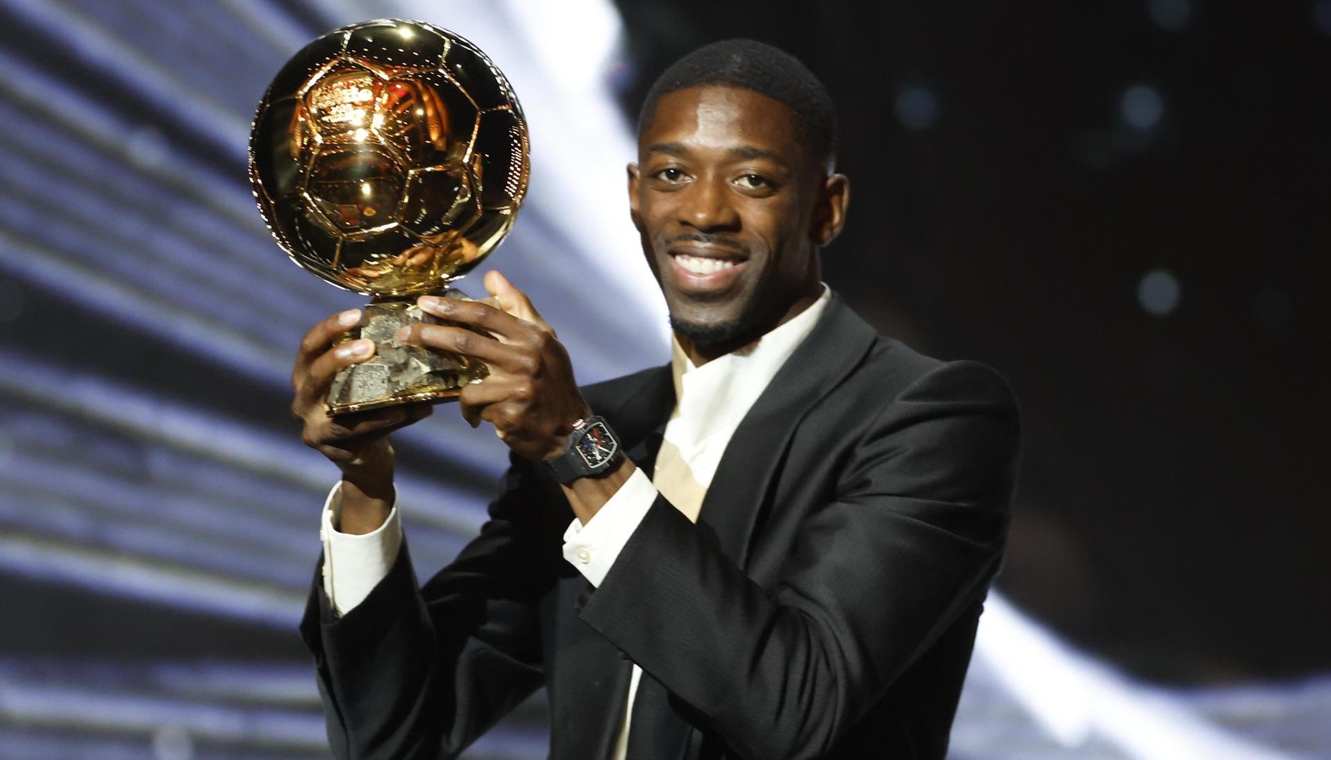 Ousmane Dembélé, ganador del Balón de Oro 2025.