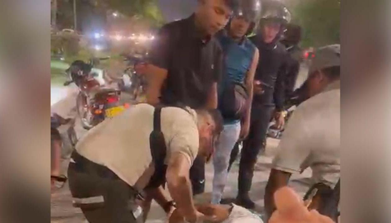 Accidente en La Circunvalar.