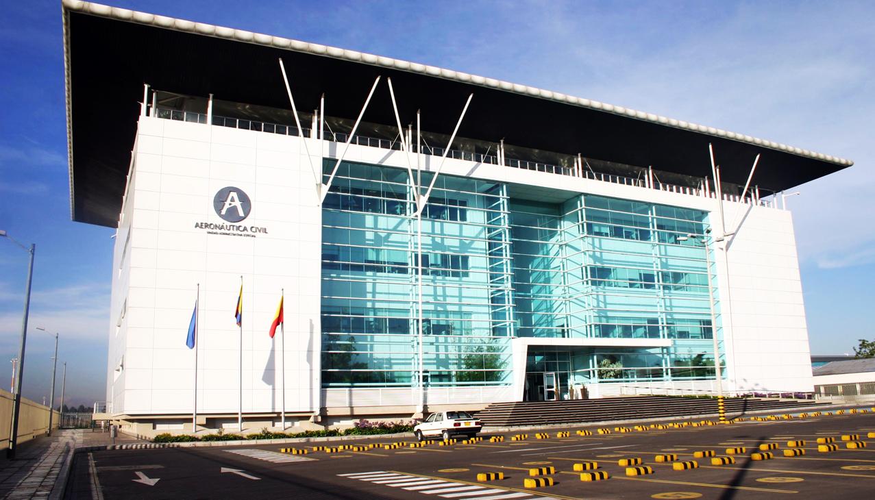 Fachada de la Aerocivil.