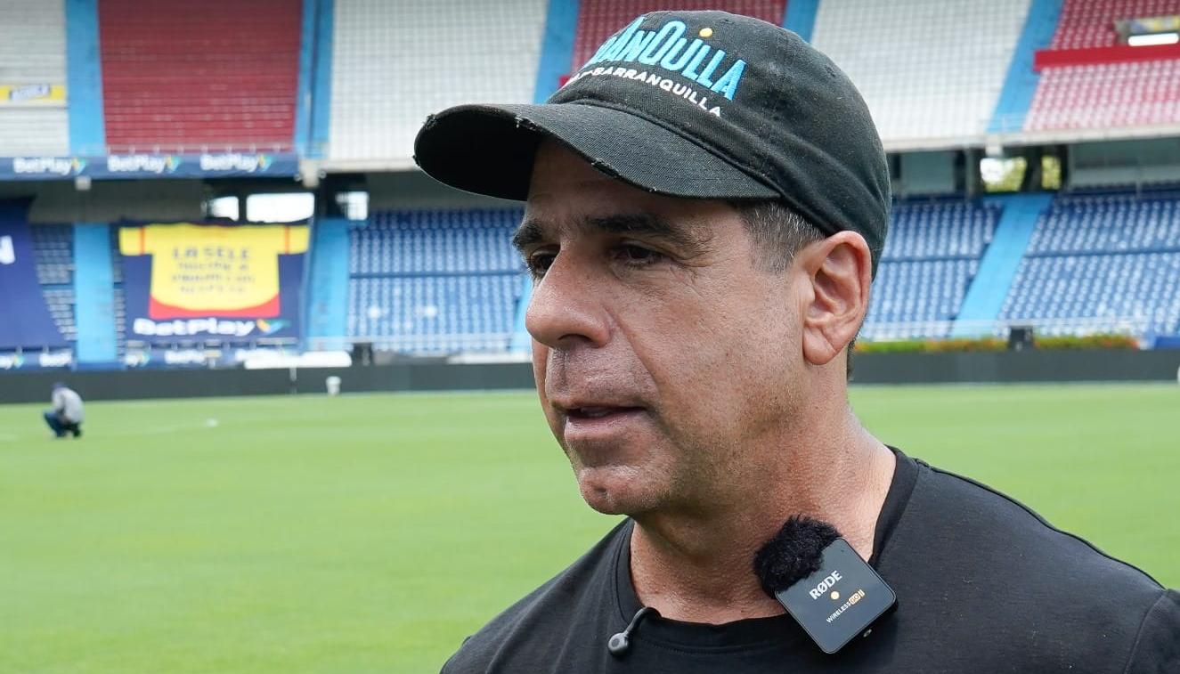 Alcalde Alejandro Char en inspección al estadio Metropolitano previo al partido de Colombia vs. Bolivia.