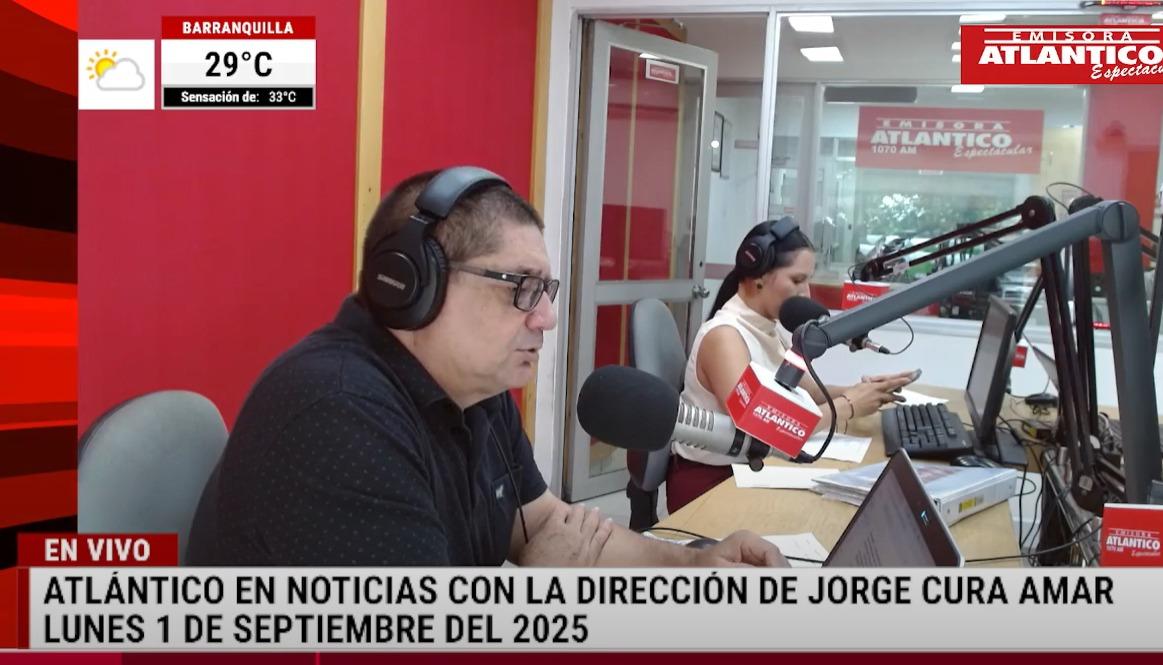 Transmisión de Atlántico en Noticias.