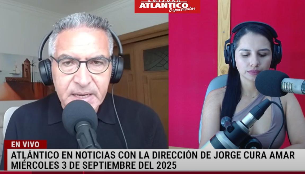 Transmisión de Atlántico en Noticias.
