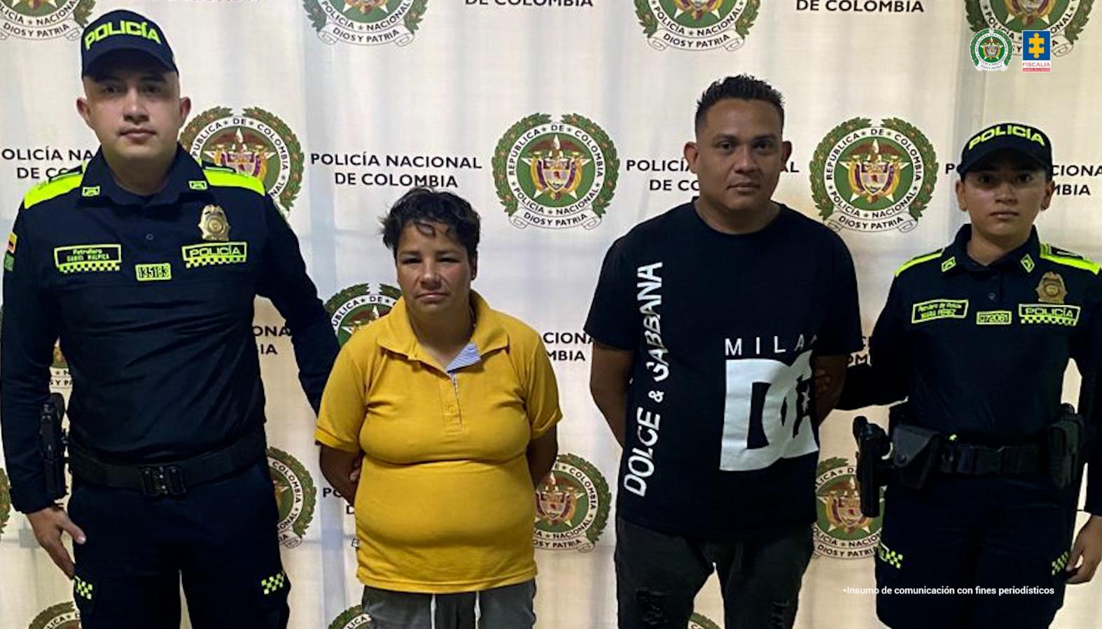 Dos de los capturados. 