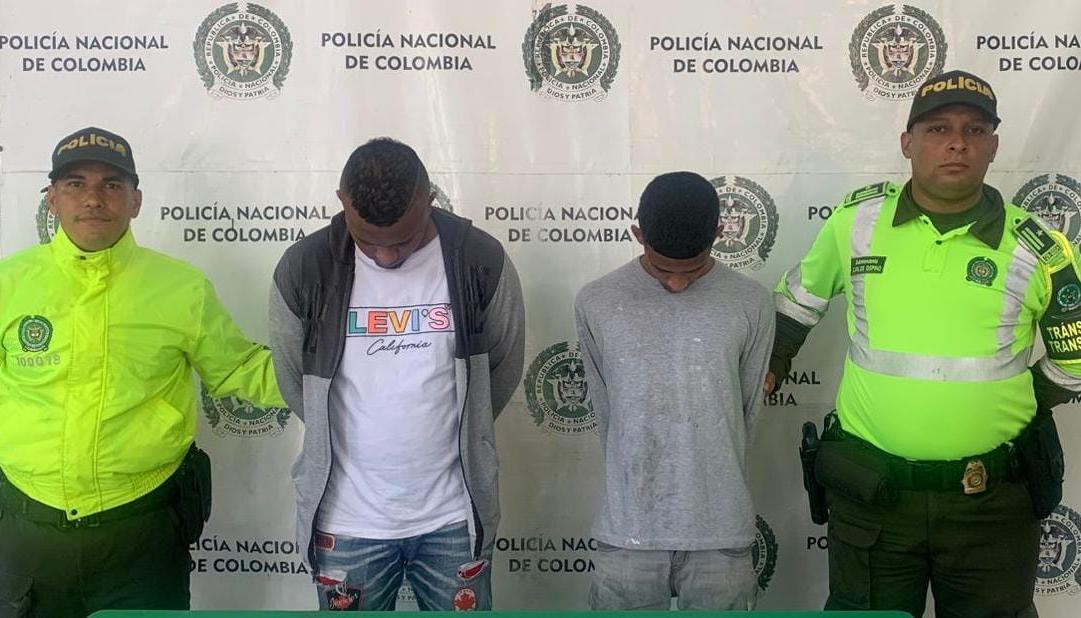  Jorge Isaac Barrios Toncel y Junior Mercado Barceló.