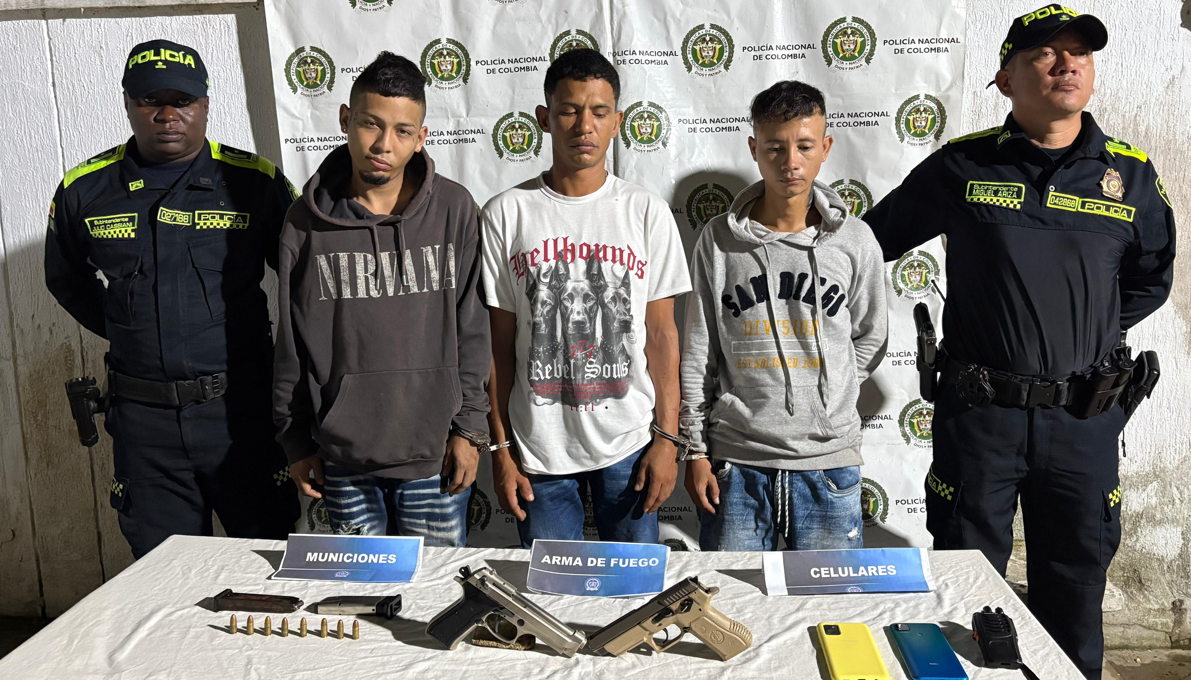 Capturados en Baranoa.