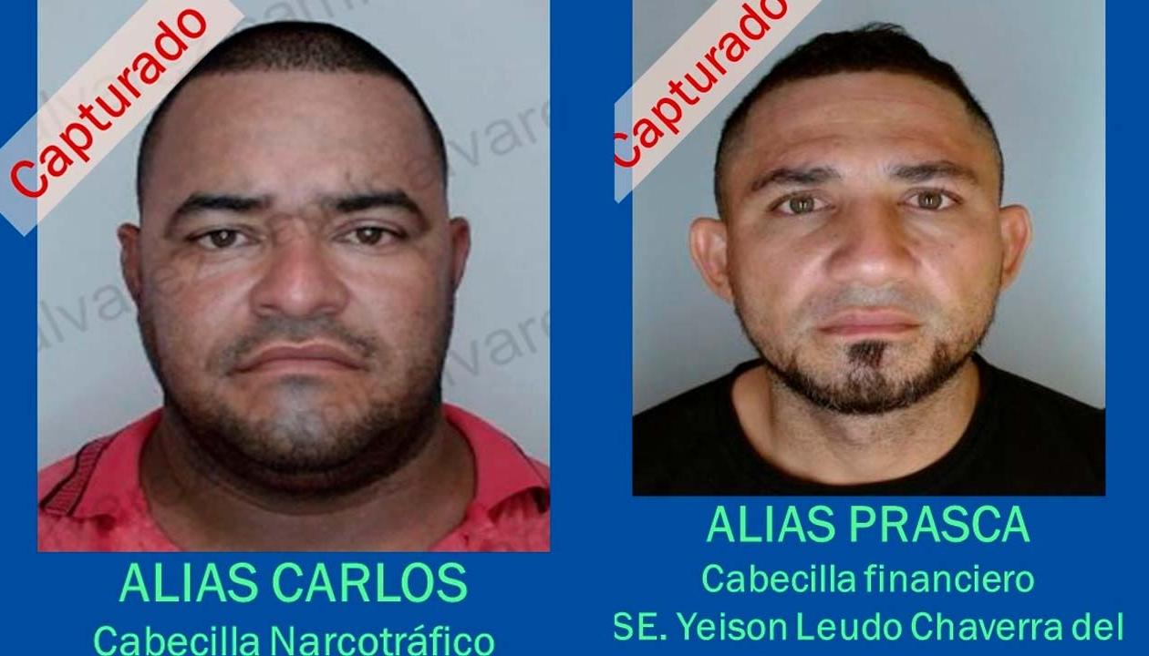 Entre los capturados hay dos presuntos cabecillas. 