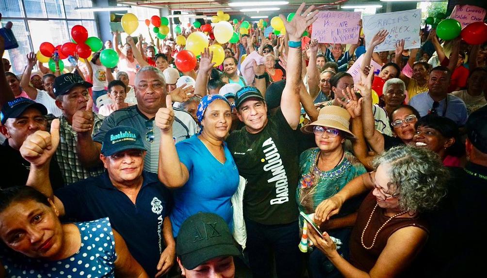 El Alcalde de Barranquilla, Alex Char.