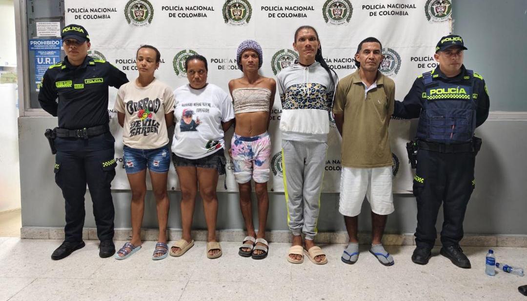 Cinco de los capturados