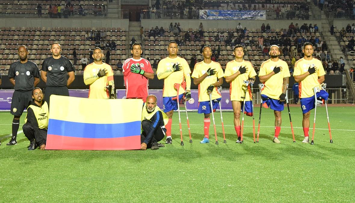 Selección Colombia en el Torneo Sudamericano de Amputados.