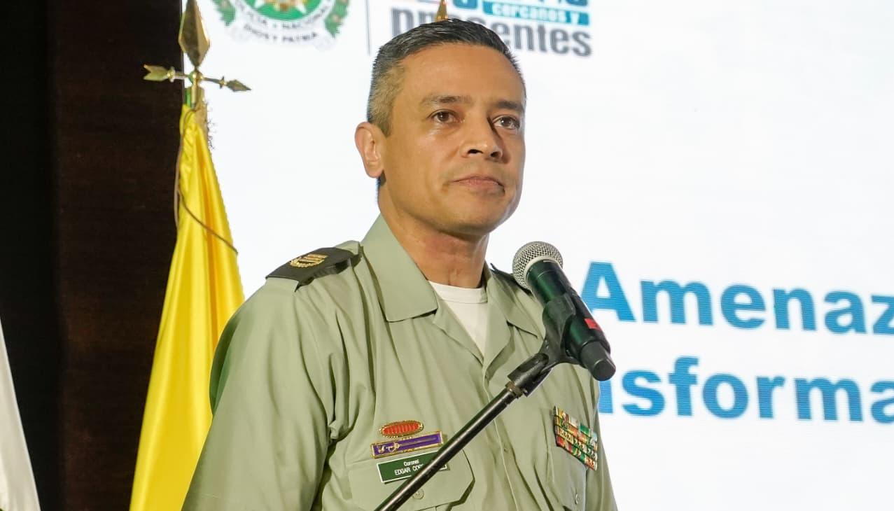  Coronel Edgar Andrés Correa Tobón, Director de Antisecuestro y Antiextorsión.