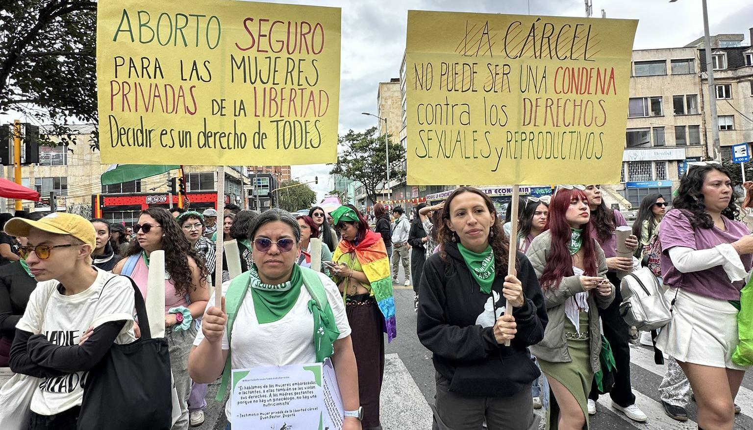 Día de Acción Global por el Aborto Legal y Seguro, en Bogotá
