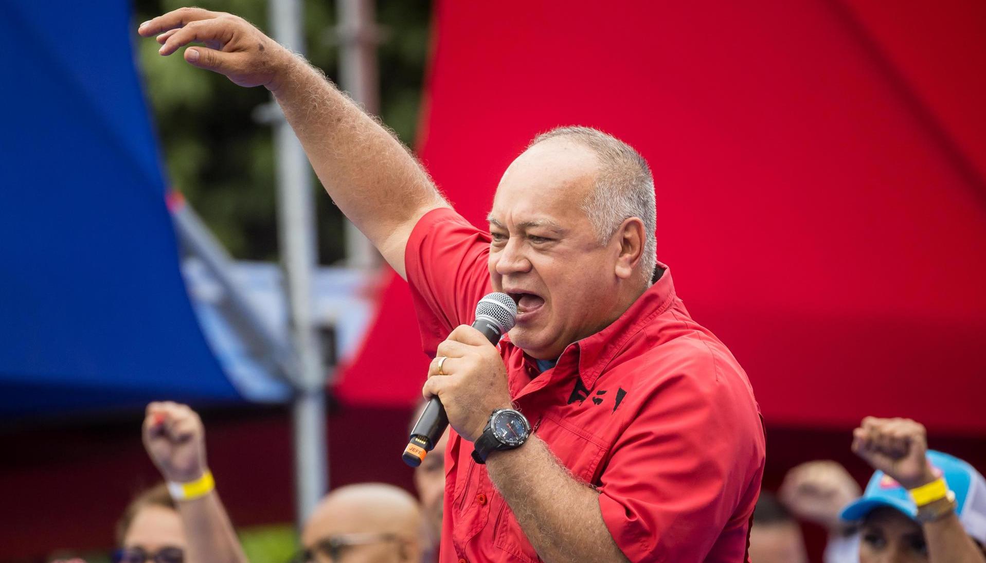 Diosdado Cabello, ministro de Interior y Justicia de Venezuela.