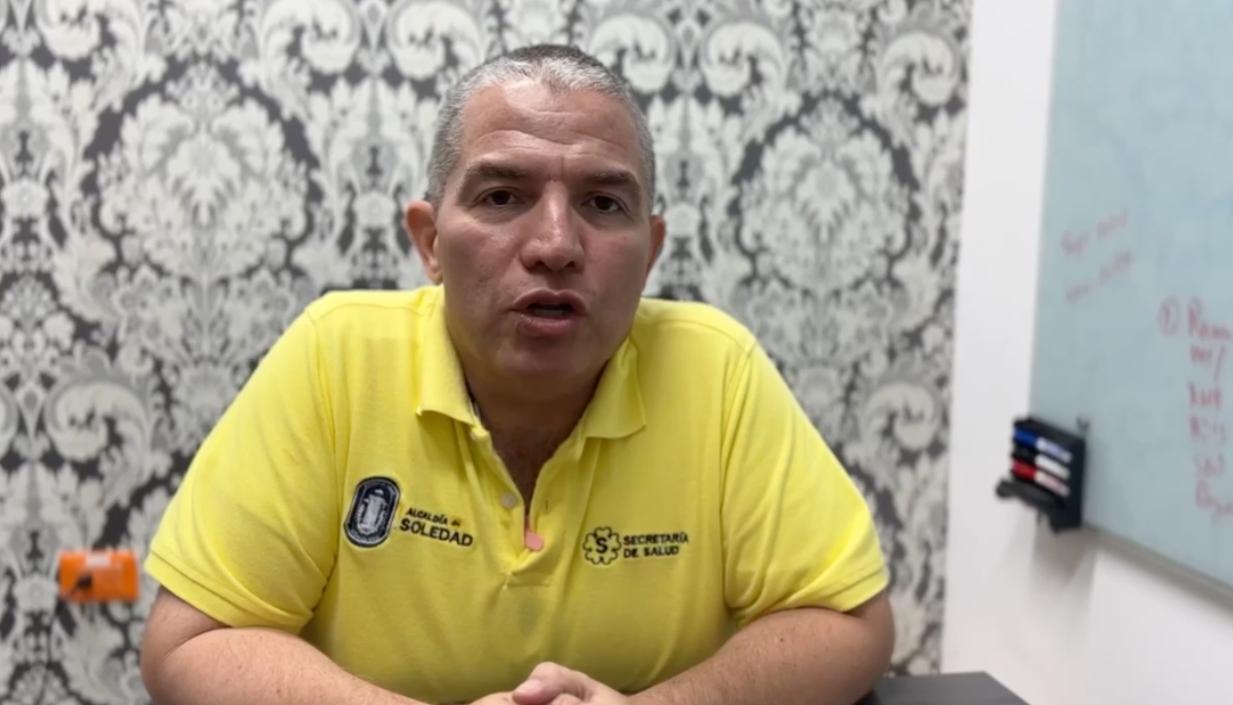 Edison Barrera, secretario de Salud de Soledad. 