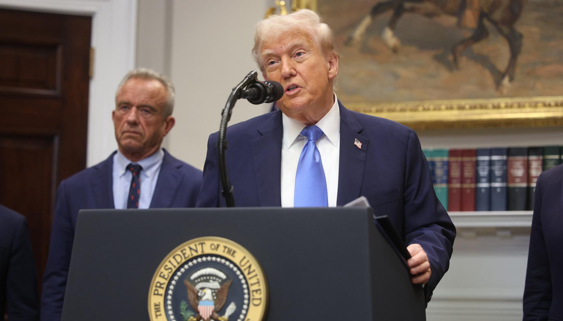 El Presidente de Estados Unidos, Donald Trump.