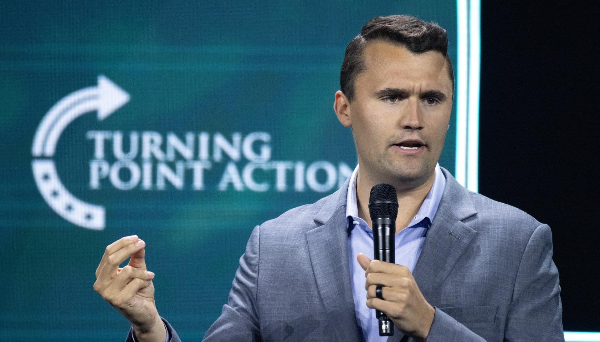 El fundador de la organización conservadora Turning Point Action, Charlie Kirk.