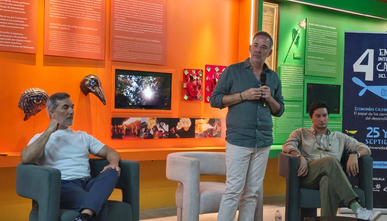 Juan José Jaramillo, gerente de Carnaval S.A.S., durante su intervención.