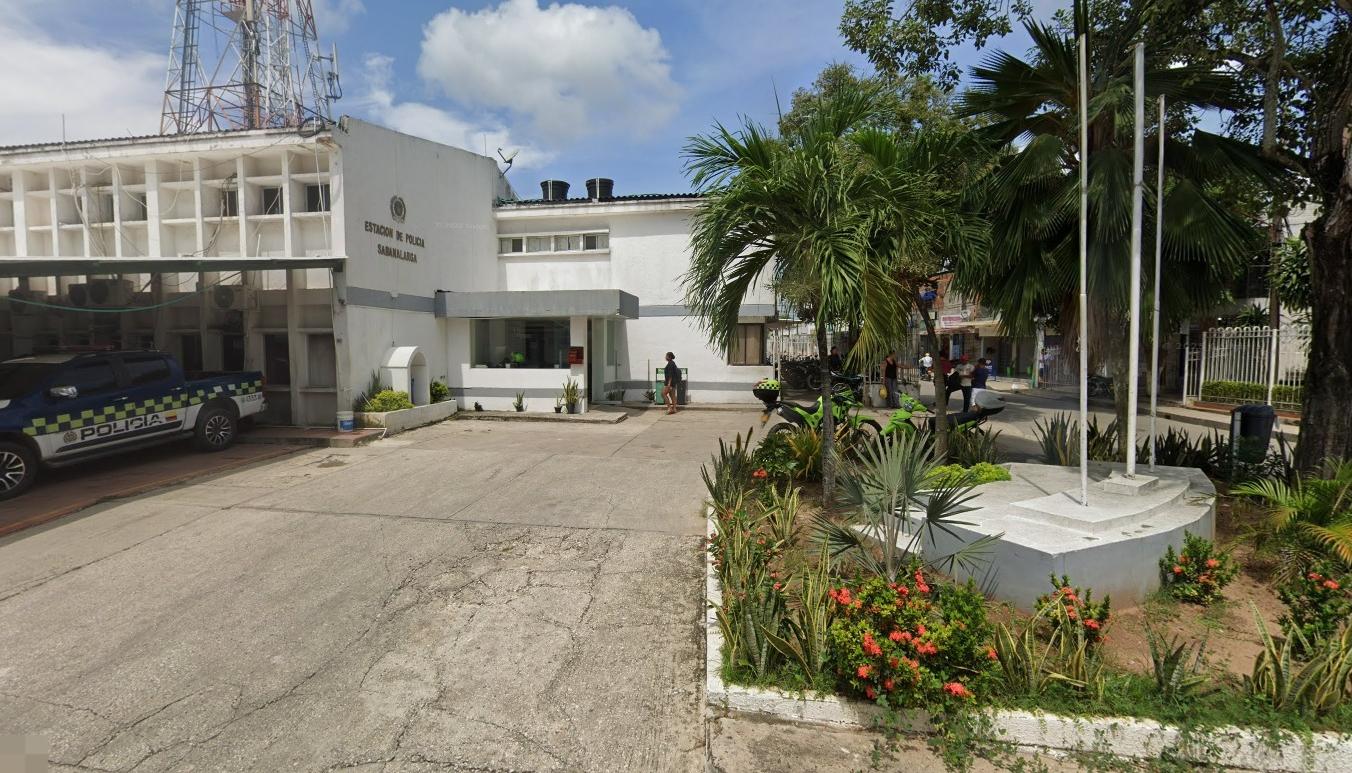 Estación de Policía de Sabanalarga.