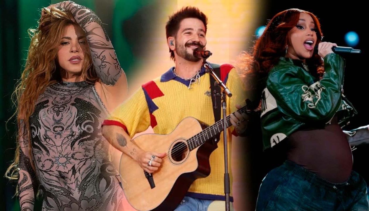 Shakira, Camilo y Cardi B 