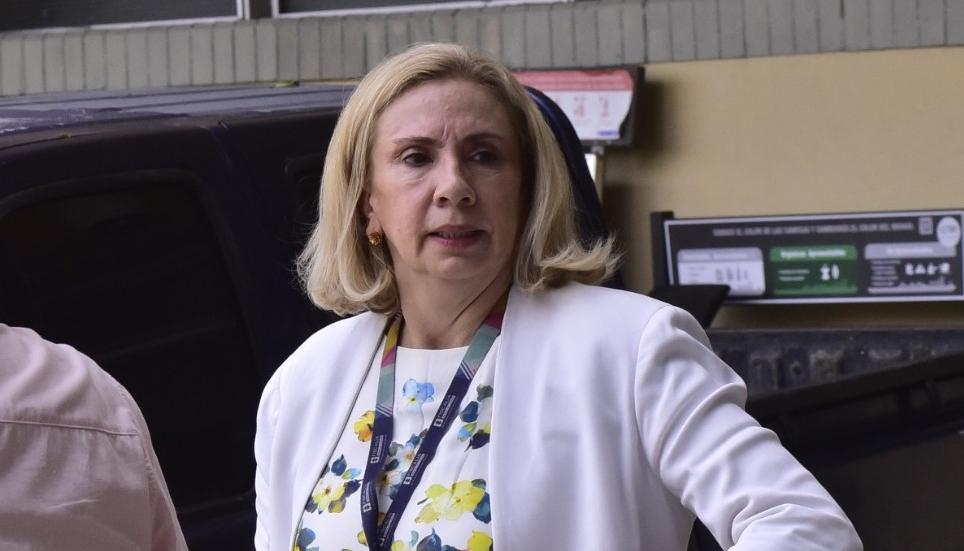 La fiscal Lucy Marcela Laborde.