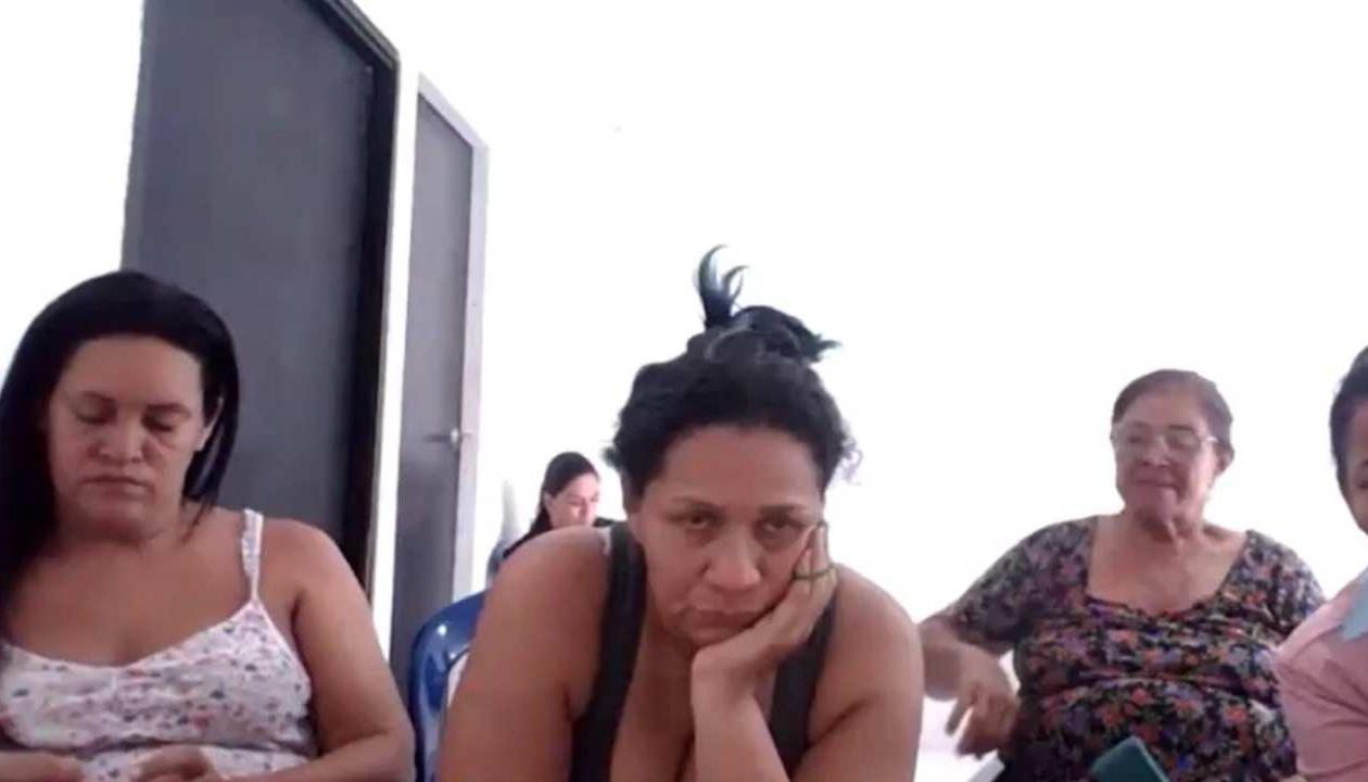 Captura de pantalla durante una audiencia.