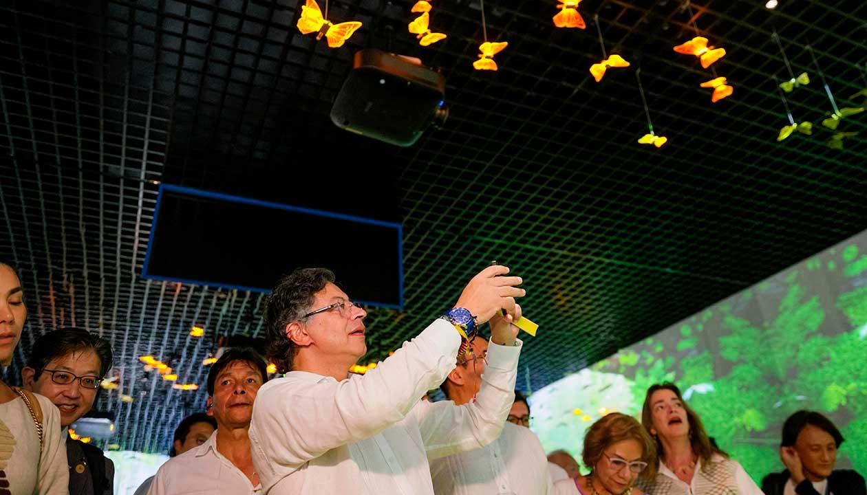 El Presidente Petro en la Expo de Osaka.