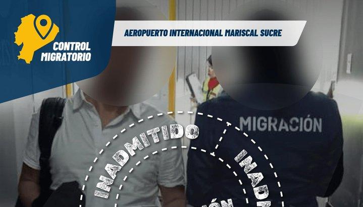 Ecuador impidió el ingresó de ciudadano colombiano identificado como Samir R.R.