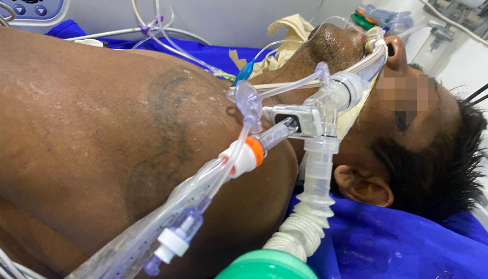 Paciente internado en la Clínica Campbell de la calle 30. 