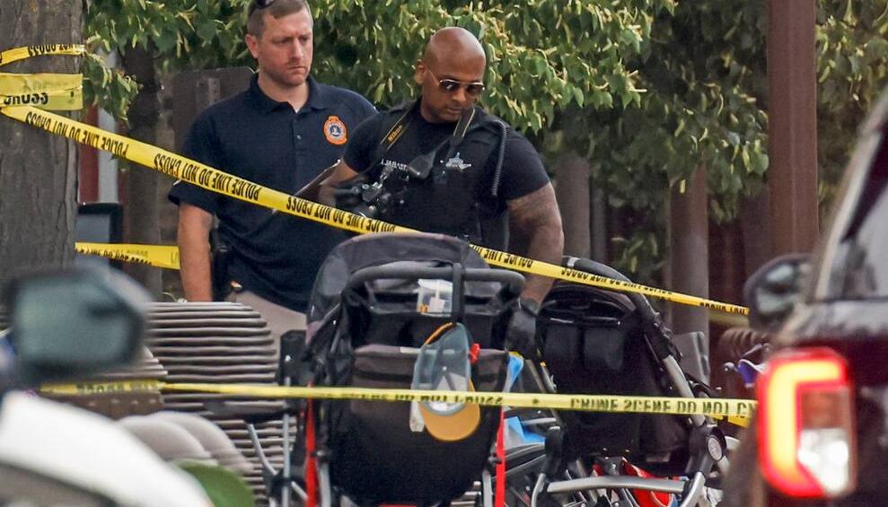 Autoridades en zona de tiroteo en Chicago.