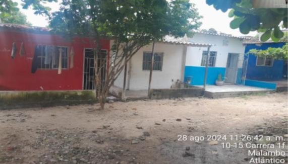 Lugar donde quedaba una de las IPS "fantasmas" de Atlántico, en el municipio de Malambo.