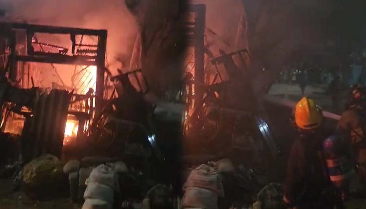 Incendio en vivienda del barrio Nueva Colombia.