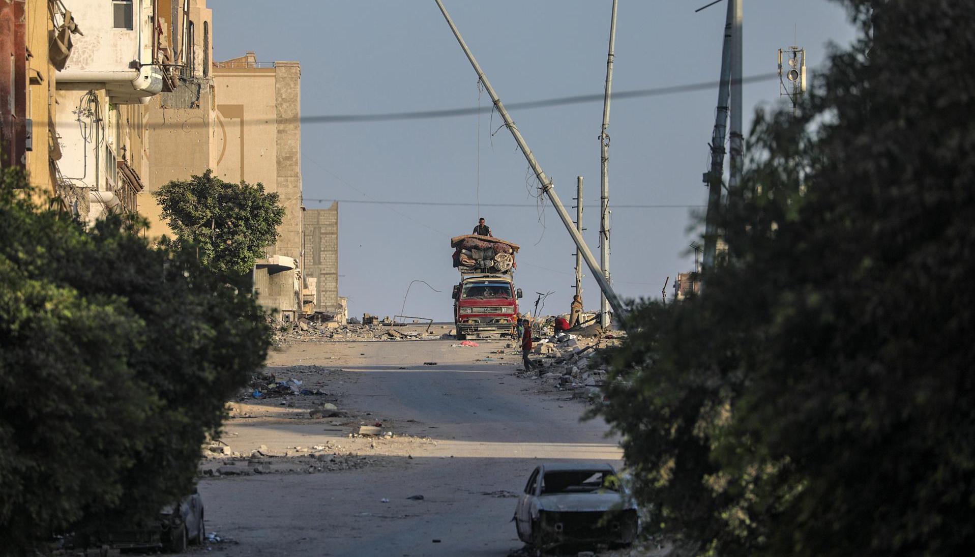 Gaza sigue devastada. 