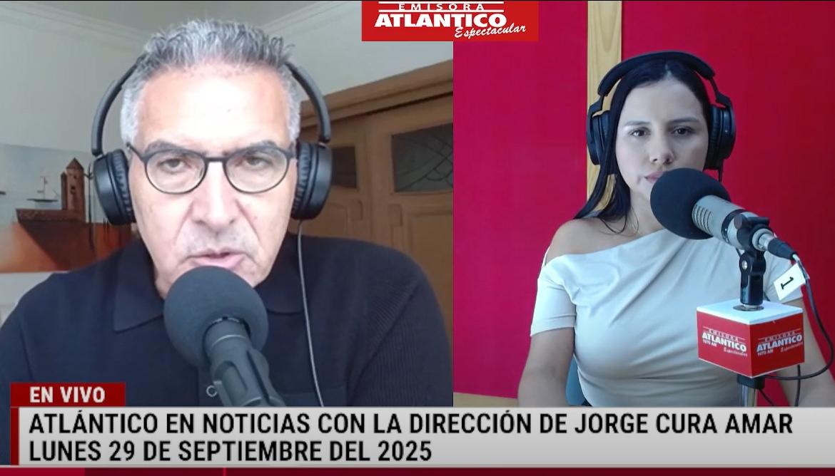 Transmisión de Atlántico en Noticias.
