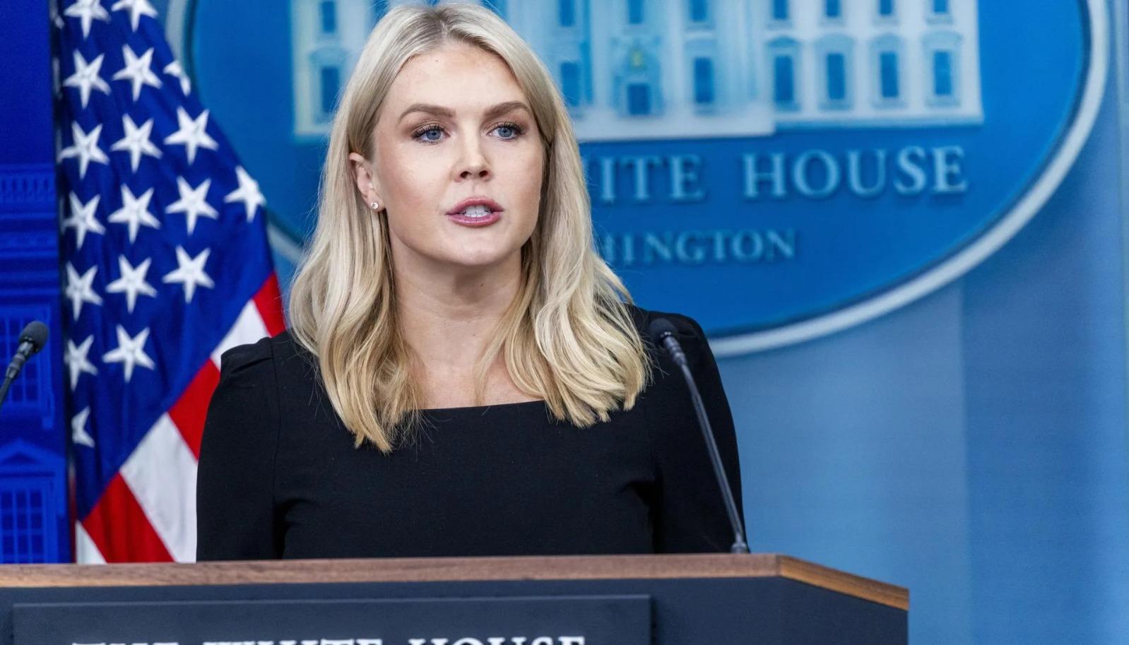 La portavoz de la Casa Blanca, Karoline Leavitt.