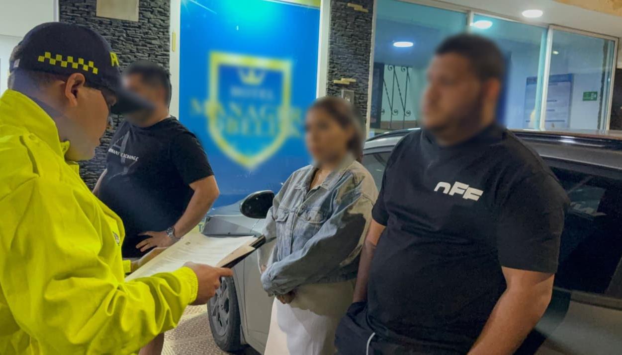 Dos de los capturados por parte de la Fiscalía. 